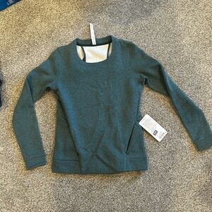 Lululemon Pullover - Open Back Cutout - Green
